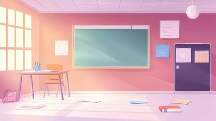 Bright and Modern Digital Learning Space Interior