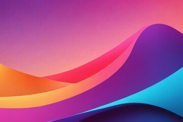 Fototapeta premium a close up of a colorful abstract background with a curved design