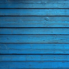 Obraz premium Blue Wooden Planks Background Texture