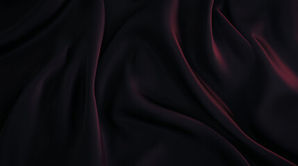 Obraz premium Opulent Burgundy Silk Satin Drapes - A Luxurious Texture for High-End Fashion and Design.