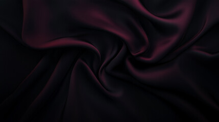 Obraz premium Opulent Burgundy Silk Satin Drapes - A Luxurious Texture for High-End Fashion and Design.