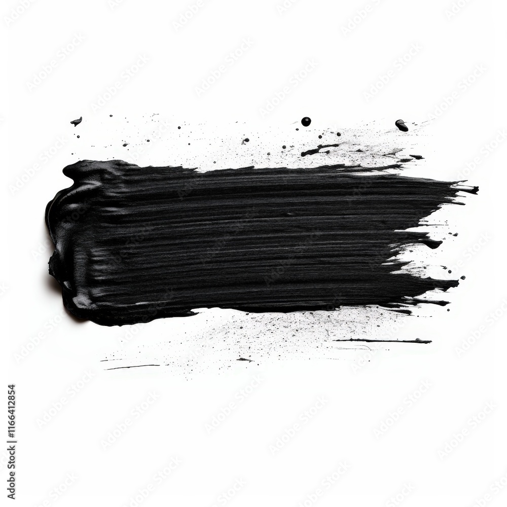 Poster abstract black paint texture on white background suitable for artistic projects and graphic design, 