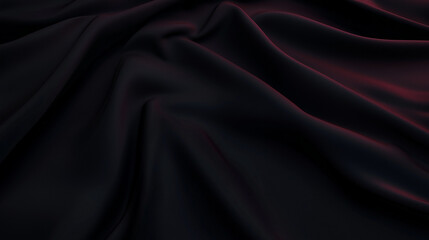 Opulent Burgundy Silk Satin Drapes - A Luxurious Texture for High-End Fashion and Design.