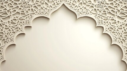 Intricate Islamic Arch Design Background Image