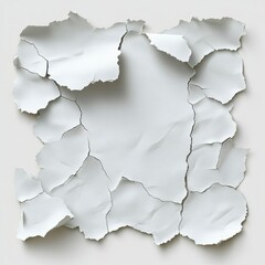 Abstract White Cracked Paint Texture