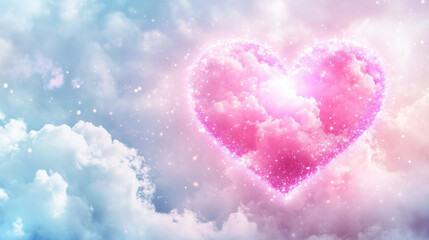 Obraz premium Cute Heart Background Wallpaper
