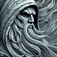 Gale Guardian A protective figure with a cloak made of wind shie