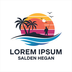 Professional Fishing Logo Design Downloadable for Commercial and Personal Use