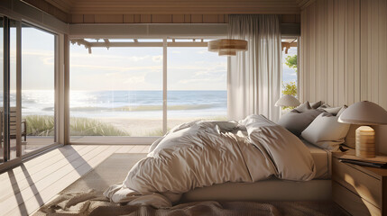 Coastal Bedroom interior design