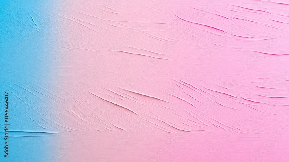 Poster soft gradient background with subtle texture in blue and pink hues.