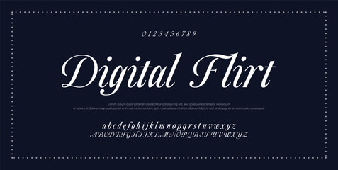 Hand drawn vector alphabet. Modern monoline signature script font. Elegant Signature Font. Best Alphabet Beautiful Calligraphy Signature Font