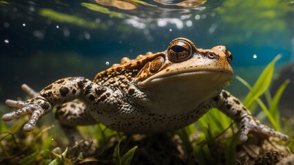 Submerged Serenity: The Houston Toad&rsquo;s Underwater Adventure