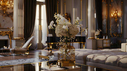 Glamorous Luxe interior design 