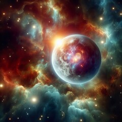 Obraz premium III Space Celestial