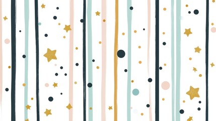 Elegant Abstract Starry Night Pattern Design