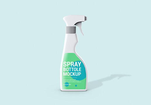 Spray Bottle Mockup