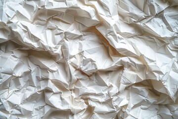 Obraz premium Paper with crumpled finish and wrinkled texture