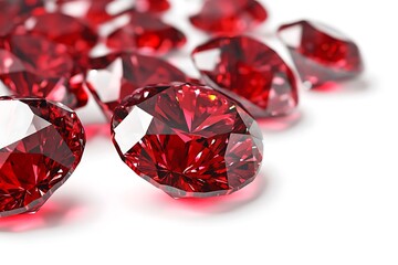 Red diamonds on a white background