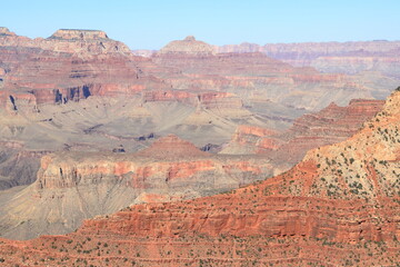 View of the Grand Canyon from Mather Point near the visitor center