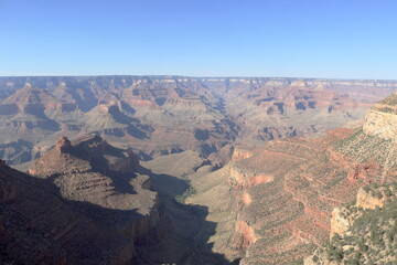 The Grand Canyon in summer from the South Rim