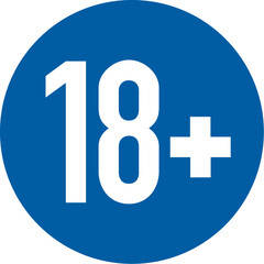 18 only sign