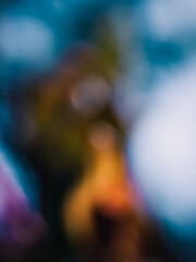 Abstract nature background with bokeh