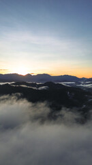 Sunrise at Bogani Nani Wartabone National Park, Gorontalo, Indonesia