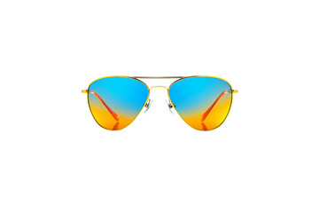 Trendy sunglasses with reflection