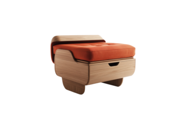 Versatile storage ottoman that converts into a small workspace