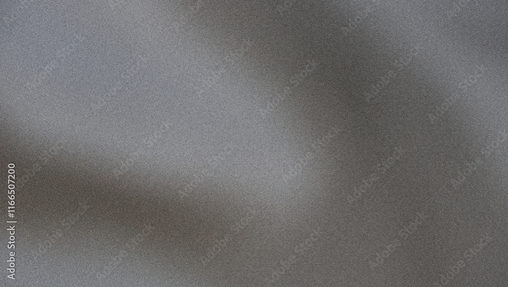 Poster blurry background with gradient of grey hues with noise effect