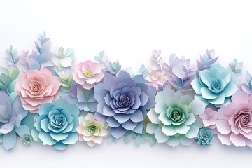 succulent plant isolated on white