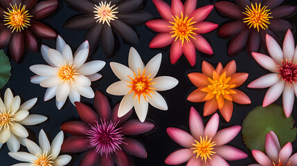 Lotus, wallpaper, the beauty of natural aquatic flowers