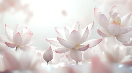 Lotus, wallpaper, the beauty of natural aquatic flowers