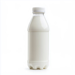 High-resolution images, milk bottle mock up on white background
