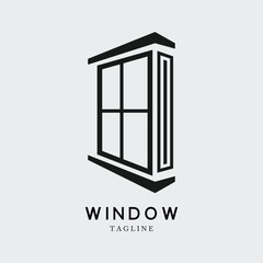 window logo vector illustration design