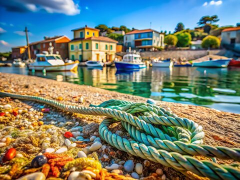 Macro View: Rafina Port & Beach, Greece - Vibrant Coastal Details
