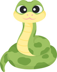 Naklejka premium illustration snake