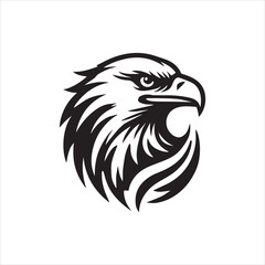 eagle head silhouette