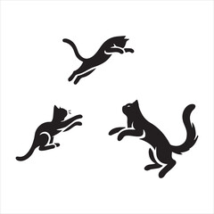 illustration of a cat silhouette