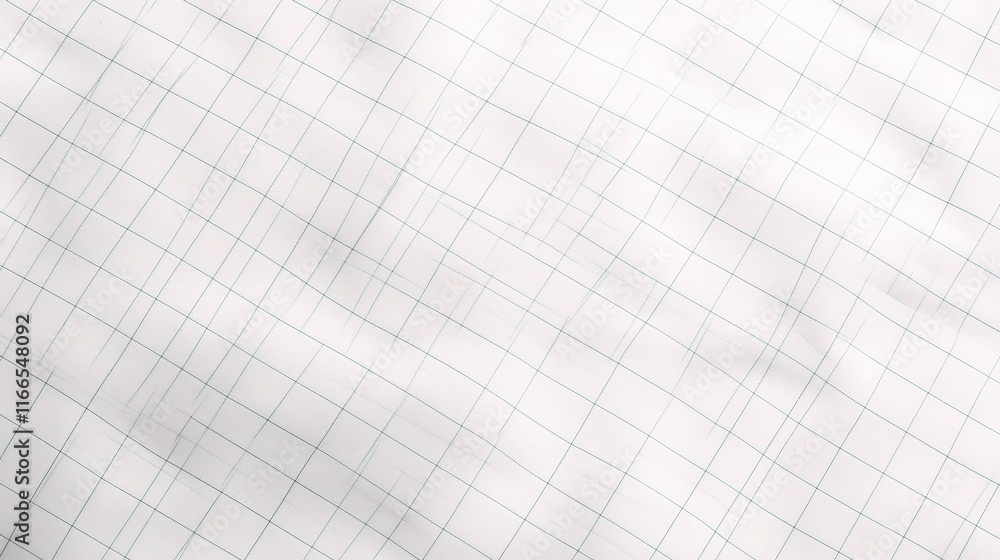 Poster white paper with grid lines pattern for architectural designs