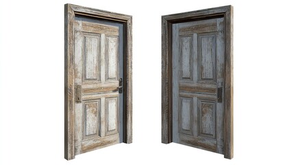 a black window with white glass