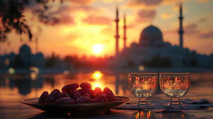 Breaking Fast in Peaceful Ambiance