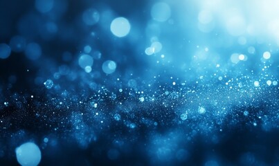 Obraz premium Abstract Blue Digital Background with Soft Effects, Generative AI