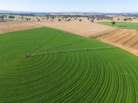 Centre Pivot Irrigator - Cowra NSW Australia
