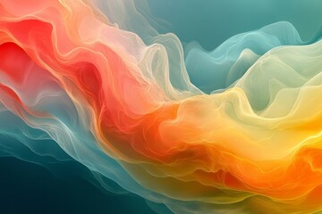 Obraz premium Abstract Organic Background with Natural Flowing Colors, Generative AI