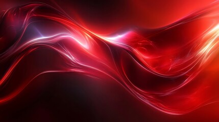 Obraz premium 3D Abstract Digital Background with Dynamic Color Flow, Generative AI