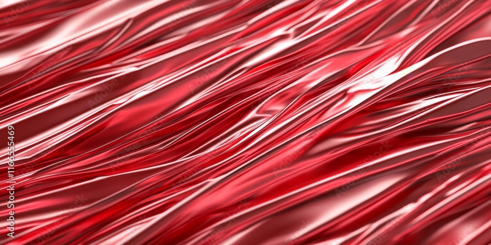 Poster vibrant red waves create a dynamic texture, perfect for backgrounds, websites, and artistic projects