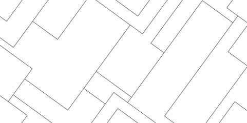 Abstract seamless random geometric white, black square lines pattern on a transparent background design. abstract background with luxury geometric random chaotic lines. squares and triangle line.