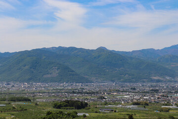 笛吹市の街並み（山梨県笛吹市）