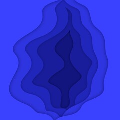 Overlapping water wave pattern background